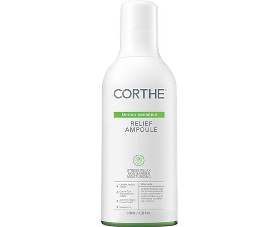 Заспокійлива сироватка для чутливої шкіри Corthe Dermo Sensitive Relief Ampoule, 100 ml, фото 