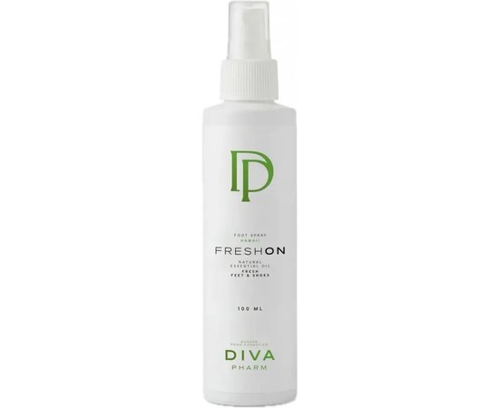 Спрей от гипергидроза (потливости) для ног и обуви с фарнезолом DivaPharm FreshON, 100 ml, изображение 3