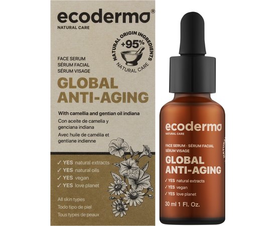 Сироватка для обличчя Ecoderma Global Anti-Aging Face Serum, 30 ml, фото _ab__is.image_number.default