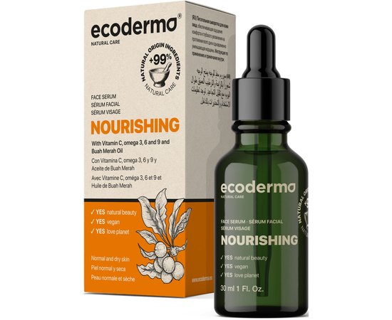 Сироватка для живлення шкіри обличчя з вітаміном С Ecoderma Nourishing Face Serum, 30 ml, фото _ab__is.image_number.default