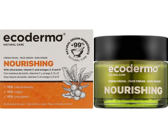 Крем для обличчя Ecoderma Nourishing & Regenerative Face Cream, 50 ml, фото _ab__is.image_number.default