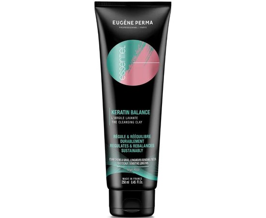 Очищувальна глина Eugene Perma Essentiel Keratin Balance Cleansing Clay, 250 ml, фото 