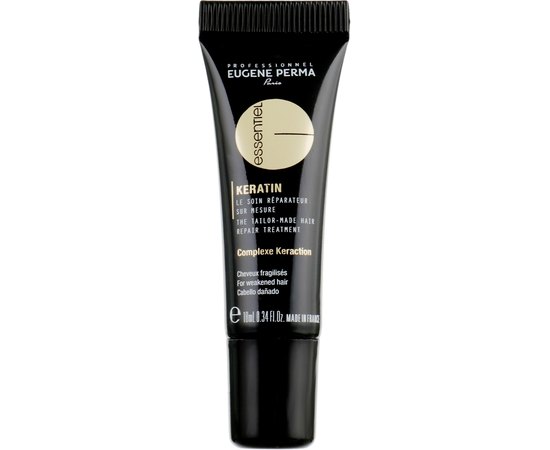 Відновлювальний догляд для пошкодженого волосся Eugene Perma Essentiel Keratin Gold Complexe Keraction, 10*10ml, фото 