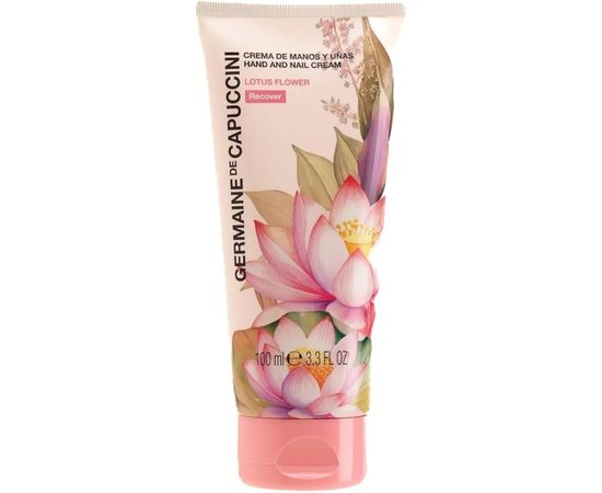 Крем для рук та нігтів відновлюючий Germaine de Сapuccini Options Hand and Nail Cream Lotus Flower, 100 ml, фото 