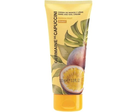 Крем для рук та нігтів живильний захист Germaine de Сapuccini Options Hand and Nail Cream Passion Fruit, 100 ml, фото 