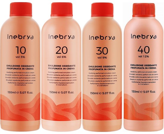 Парфюмированная окислительная эмульсия Inebrya Color Oxidizing Perfumed Emulsion Cream