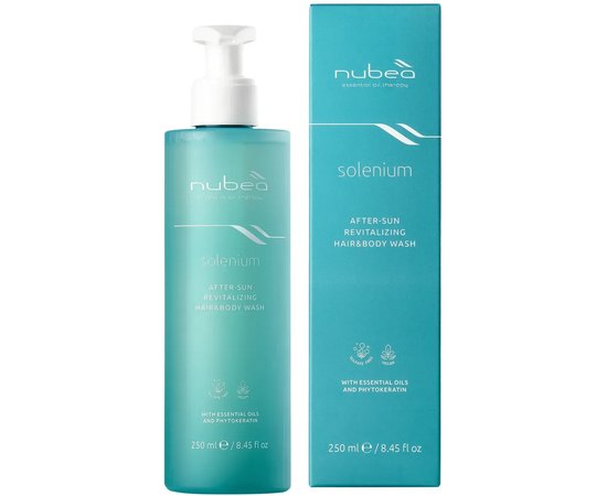 Ревіталізуючий фреш-гель для волосся та тіла Nubea Solenium After-Sun Revitalizing Hair and Body Wash, 250 ml, фото _ab__is.image_number.default