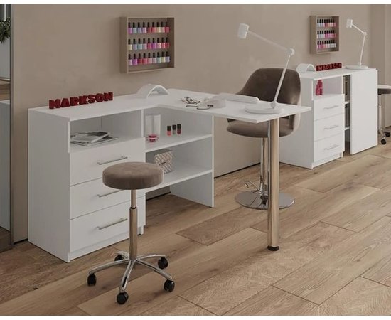 Маникюрный стол-комод со складной столешницей Markson М136, изображение 2