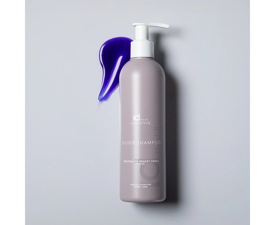 Фіолетовий шампунь для освітленого волосся Id Hair Creative Silver Shampoo, 300 ml, фото _ab__is.image_number.default