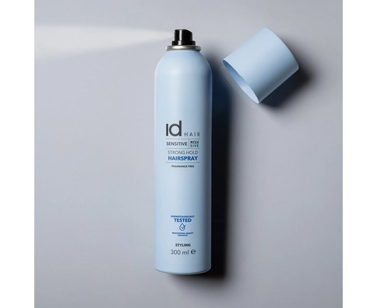 Лак сильної фіксації гіпоалергенний id Hair Elements Sensitive Xclusive Strong Hold Hairspray, 300 ml, фото _ab__is.image_number.default