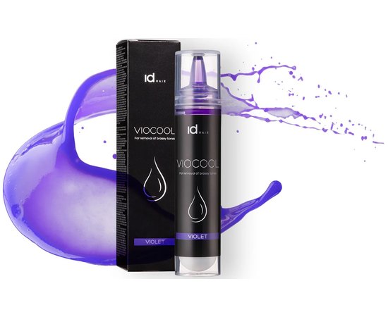 Капли фиолетовые для нейтрализации желтизны id Hair Viocool Violet Pigment, 30 ml, изображение 2