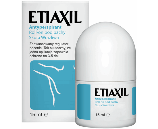 Etiaxil Antiperspirant for Sensitive Skin Антиперспорант Etiaxil для чутливої шкіри (синій), 15 мл, фото 