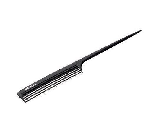 Расческа для волос с хвостиком карбон антистатик Label.m, изображение 2