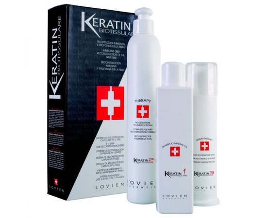 Lovien Essential Keratin Hair Reconstruction System Система глибокого відновлення волосся з кератином, фото 