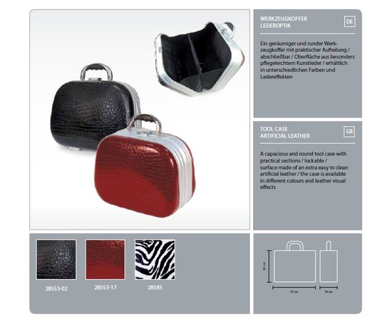 Чемодан парикмахерский искусственная кожа, 360х290х200 мм HairWay, изображение 5