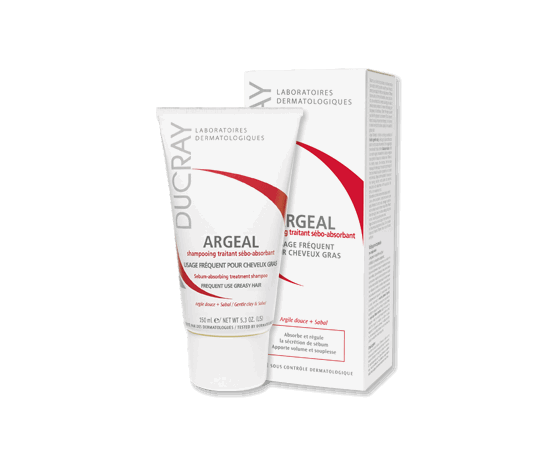 Шампунь себоабсорбирующий для ухода и лечения жирных волос для частого применения Ducray Argeal, 150 ml
