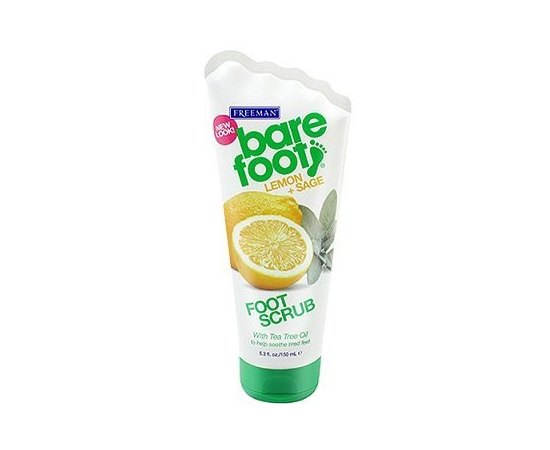 Скраб для ног Лимон и шалфей Freeman Bare Foot, 150 ml