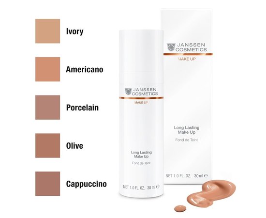 Janssen Cosmeceutical Long Lasting Make Up Тональний крем, фото 