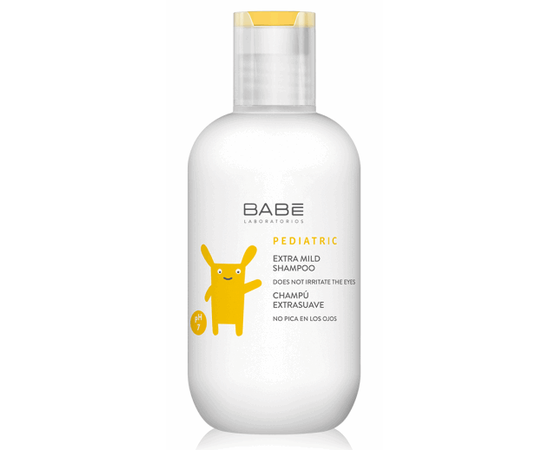 Супермягкий шампунь Babe Laboratorios Pediatric Extra Mild Shampoo, 200 ml, изображение 5