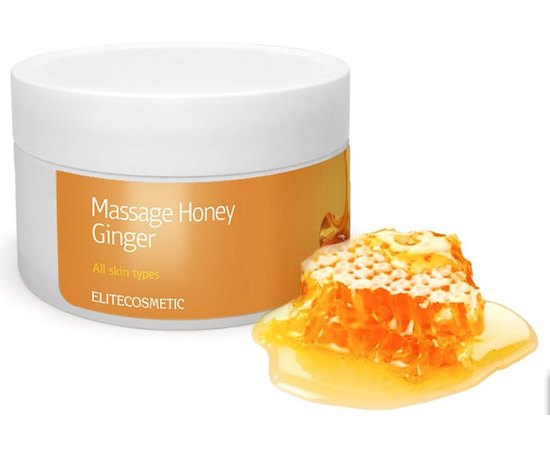 Еlitecosmetic Massage Honey Ginger - Массажный крем с ИМБИРЕМ (текстура меда)