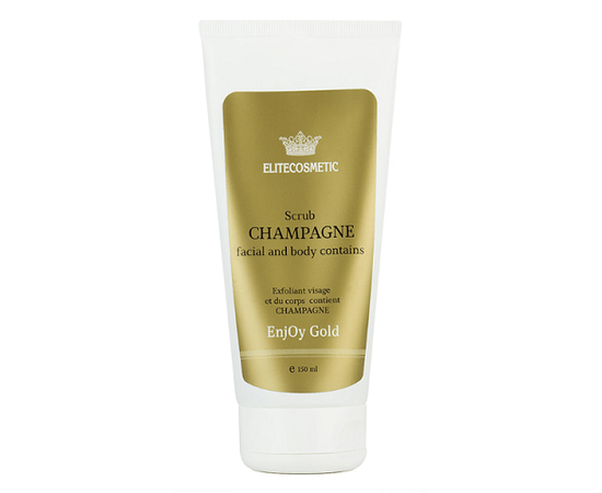 Elitecosmetic Face and body Scrub with Champage - Скраб для лица и тела