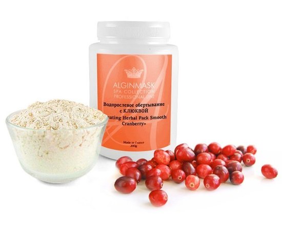 Elitecosmetic  Heating Herbal Pack Smooth Cranberry - Водорослевое обертывание c КЛЮКВОЙ