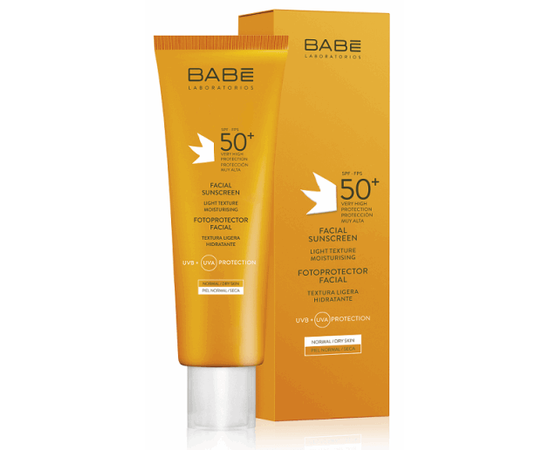 Солнцезащитный крем для лица для сухой кожи SPF 50 Babe Laboratorios Facial Sunscreen, 50 ml, изображение 6