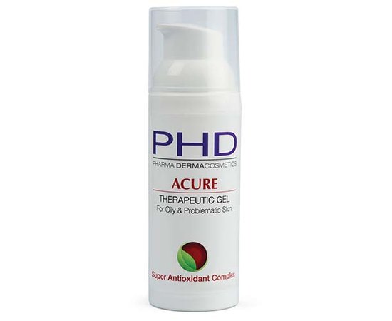 Лечебный гель для жирной и проблемной кожи PHD Acure Therapeutic Gel, 50 ml, изображение 2