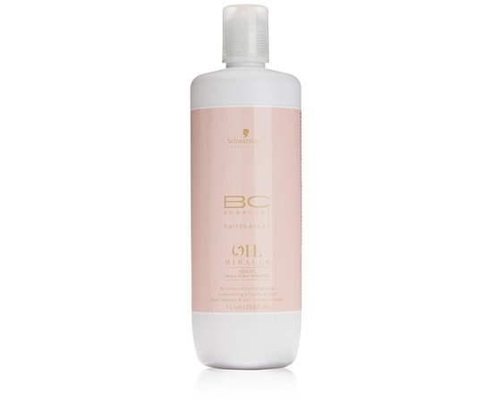 Шампунь с экстрактом дикой розы Schwarzkopf Professional Bonacure Oil Miracle Rose Oil-in-Shampoo, 1000 ml, изображение 2