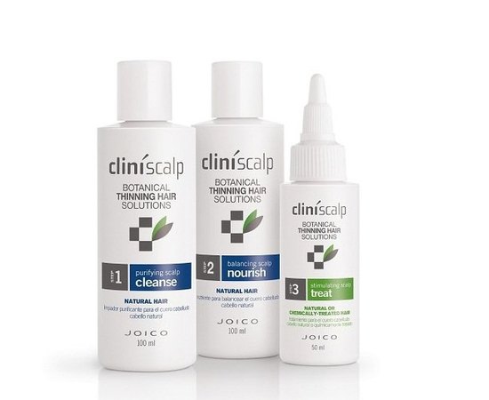 Система для редеющих натуральных волос Cliniscalp 3step trial kit for natural hair early stages