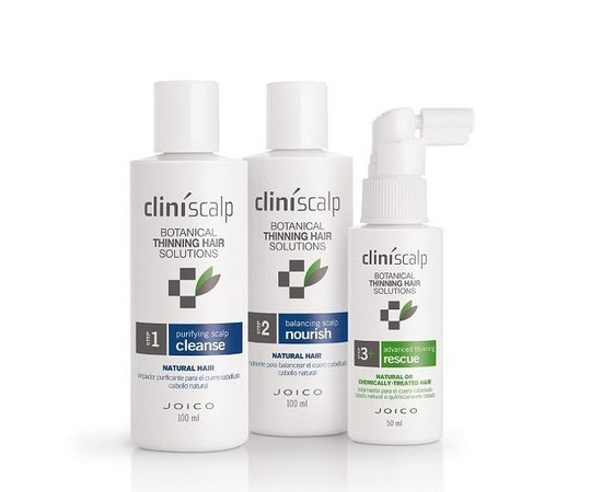 Cliniscalp 3step trial kit for natural hair advanced stages - Система інтенсивна для рідкого натурального волосся, фото 