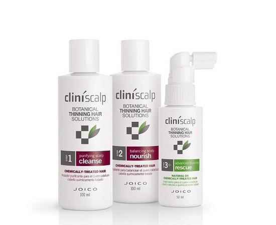Система интенсивная для редеющих окрашенных волос Cliniscalp 3step trial kit for chemically treated hair advanced stages 