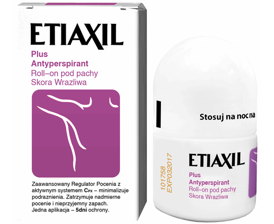 Etiaxil Plus Antiperspirant Антиперспорант тривалої дії для чутливої шкіри, 15 мл, фото 