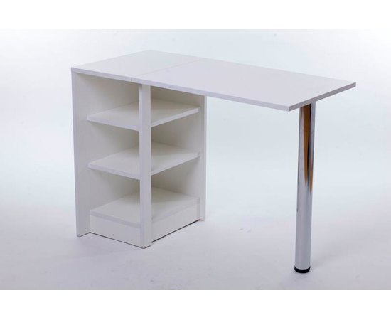 Маникюрный стол с стеклянными полочками под лак "Економ"