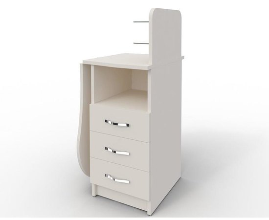 Маникюрный стол-трансформер со складывающейся столешницей "Естет компатк №1" ваниль