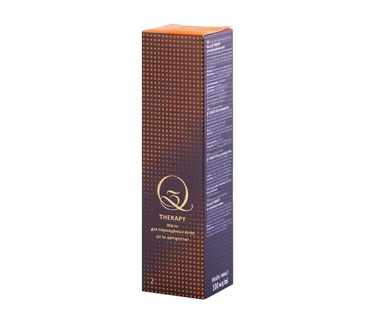 Масло Q3 Therapy для поврежденных волос, экранирование волос Estel Professional Q3, 100 ml