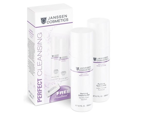 Janssen Cosmeceutical Perfect Cleansing Набір для очищення жирної шкіри, фото 