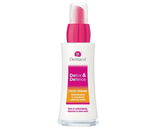 Dermacol Detox & Defence Face Cream - Детоксицирующие і захисний крем для обличчя, 50 мл, фото 