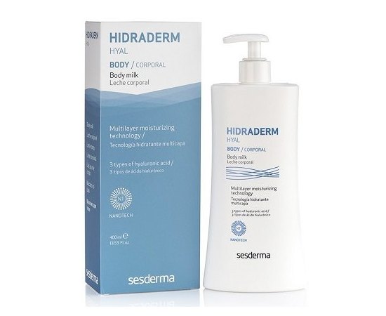 Крем для тела Sesderma Hidraderm Hyal Body Milk, 400 ml