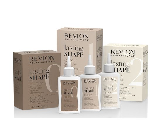 Набор для завивки волос Revlon Professional Lasting Shape Curly Lotion, 3x100 ml, изображение 2