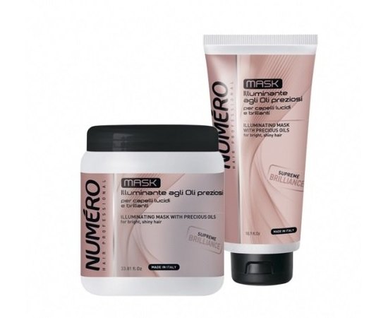 Brelil Numero Supreme Brilliance Mask Маска для додання блиску з цінними маслами, фото 