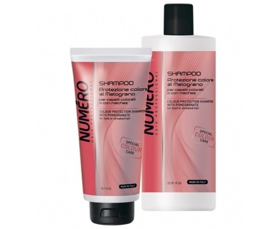 Brelil Numero Colour Protection Shampoo Шампунь для захисту кольору волосся з екстрактом гранату, фото 