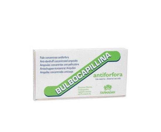 Farmagan Bulbocapillina Anti Dandruff Antiforfora - Лосьйон проти лупи в ампулах, 10 * 7,5 мл, фото 