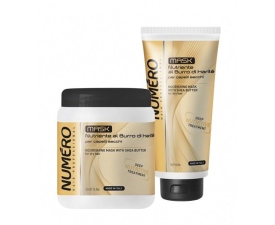 Маска для волос питательная с маслом карите Brelil Numero.