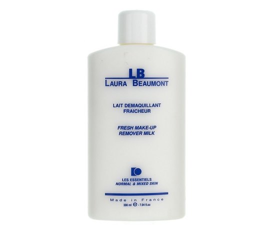 Очищающее молочко для всех типов кожи Laura Beaumont Fresh Make Up Remover Milk, 200 ml