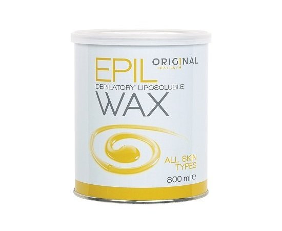 Воск для всех типов кожи, желтый Sibel Epil Depilatory Liposoluble Wax, 800 ml