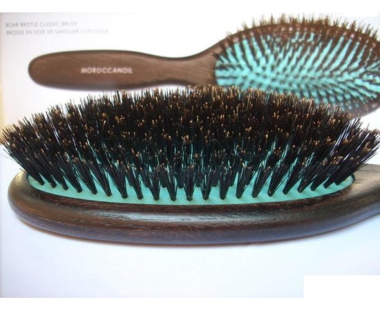 Деревянная массажная щетка MoroccanOil Boar Bristle Classic Brush, изображение 3