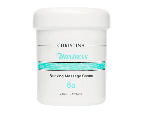Christina Unstress Relaxing Massage Cream - Розслабляючий масажний крем (крок 6a), 500 мл, фото 