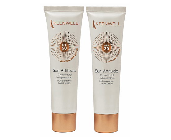 Крем для лица мультиактивный солнцезащитный SPF30/SPF50 Keenwell Multi-Protective Facial Cream, 60 ml, изображение 3