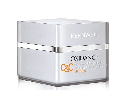 Keenwell Oxidance Antioxidante Multidefense Night Cream VIT. C + C Нічний антиоксидантний Мультизащитний крем з вітамінами С + С, 50 мл, фото 